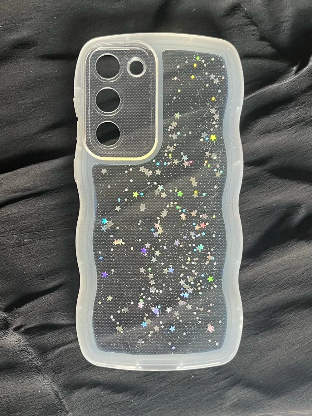 Clear Glitter Star Phone Case for Samsung Galaxy and other Galaxy Models